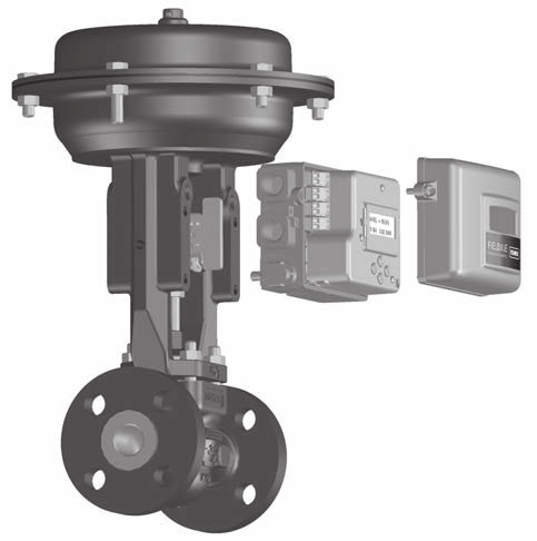 Sistema di valvola di controllo e attuatore GX Bollettino tecnico Figura 2. GX Fisher e posizionatore digitale per valvole DVC2000 Figura 3.