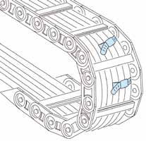 Il fissaggio dei cavi deve essere effettuato con un certo agio in modo tale che, durante il movimento, passino sempre per il punto medio della curva (Fig. H). 9.