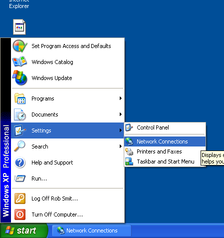 Appendice A: Verifica impostazioni di rete Windows XP Windows XP Impostazioni di rete per l'assegnazione