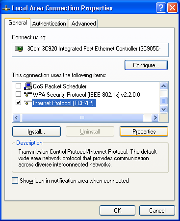 F H G I Windows 000 Impostazioni di rete per l'assegnazione dell'indirizzo TCP/IP: Windows 000