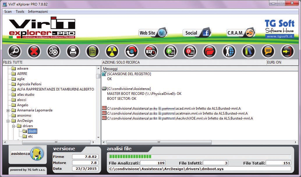 Vir.IT explorer TG Soft C.R.A.M.
