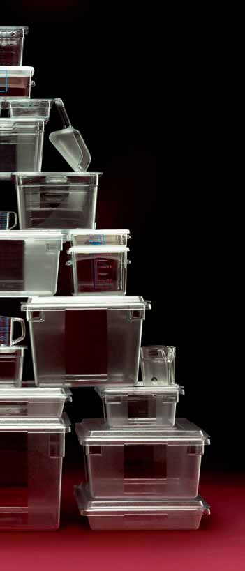 Prestazioni impareggiabili ora senza Bisfenolo A (BPA-Free) Rubbermaid Commercial ha investito molto in termini di tempo e ricerca per fornire prodotti in plastica priva di BPA per il servizio degli