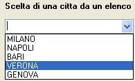 Inserire nella form, inoltre, una casella di testo, di nome txtcolore ed un pulsante, di nome btninserisci che dovrà inserire nella combobox, tutti i nomi dei colori che l