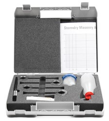 Stormdry Kit per la misura dell assorbimento di acqua è un valido strumento per mostrare e misurare quanta acqua può essere assorbita dalla muratura e successivamente dimostrare l efficacia del