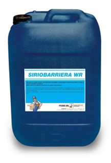 IDROREPELLENTE IMPREGNANTE PRONTO ALL USO PER LA DEUMIDIFICAZIONE DI MURATURE Descrizione: SIRIOBARRIERA WR appartiene ad una nuova generazione di silani monomeri in emulsione acquosa catalizzati