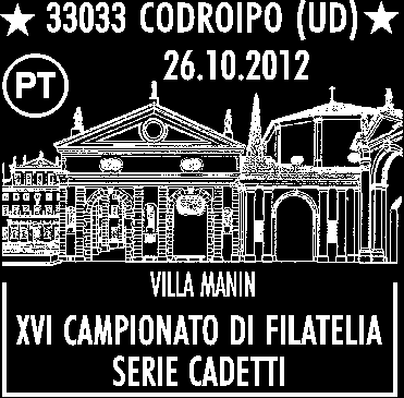 N. 1136 RICHIEDENTE: Circolo Filatelico Numismatico Città di Codroipo SEDE DEL SERVIZIO: c/o Villa Manin, Piazza Dei