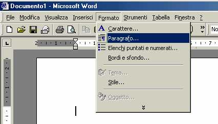 Formattazione paragrafi - 3 Per copiare formato paragrafo o testo, selezionare porzione di testo ed utilizzare Elenchi puntati e numerati - 1 Una delle funzionalità dei programmi di elaborazione dei