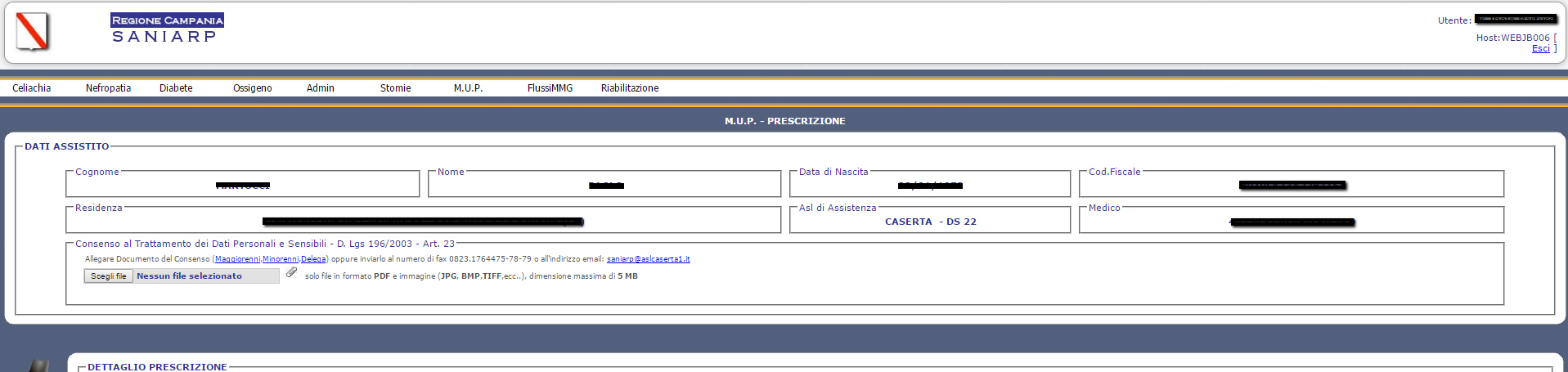 16 MODELLO UNICO DI PRESCRIZIONE: FASE PRESCRITTIVA La funzionalità di Modifica Prescrizione consente di apportare variazioni sui dati inseriti in una prescrizione.