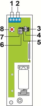 Modalità di montaggio e installazione Il contatto deve essere posizionato sul telaio della porta, mentre il magnete deve essere posizionato sulla porta.