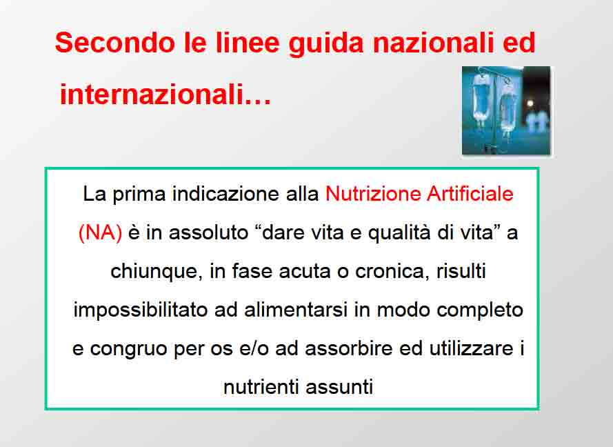 SECONDO LE LINEE GUIDA