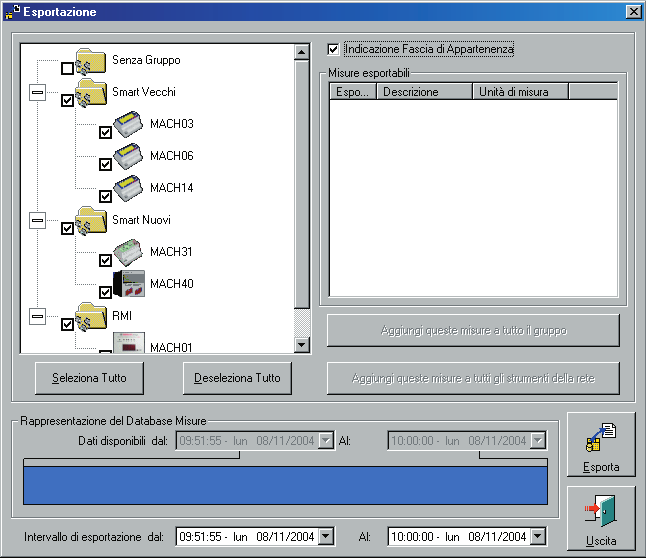 WARPNET SOFTWARE GESTIONE RETI INSTRUMENTS NETWORK MANAGEMENT SOFTWARE Impostazione flessibile delle campagne di misura Una campagna di misura è costituita dall insieme delle acquisizioni relative