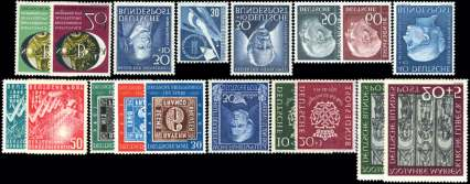 2220 GERMANIA OCCIDENTALE 1949/2000: collezione virtualmente completa del periodo di Posta