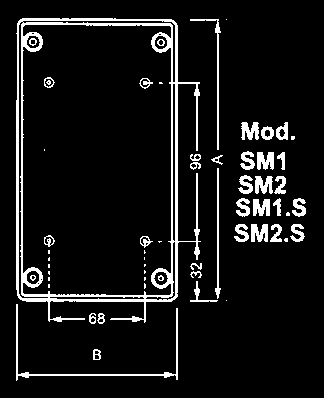 La serie POCKET può essere prodotta in colori diversi sia per il guscio che per i pulsanti.