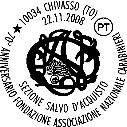 1755 RICHIEDENTE: Associazione Nazionale Carabinieri sez di Chivasso SEDE DEL SERVIZIO: c/o Chiesa degli Angeli Via Torino - 10034 Chivasso (TO) DATA: 22/11/08 ORARIO: 10/16 Struttura competente: