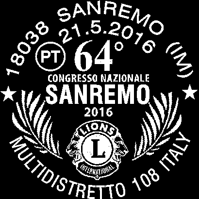 306 RICHIEDENTE: Comitato Congresso nazionale Lions Sanremo 2016 SEDE DEL SERVIZIO: Teatro Ariston Corso Giacomo Matteotti, 212 18038 Sanremo (IM) DATA: 21/5/2016 ORARIO: 9/14