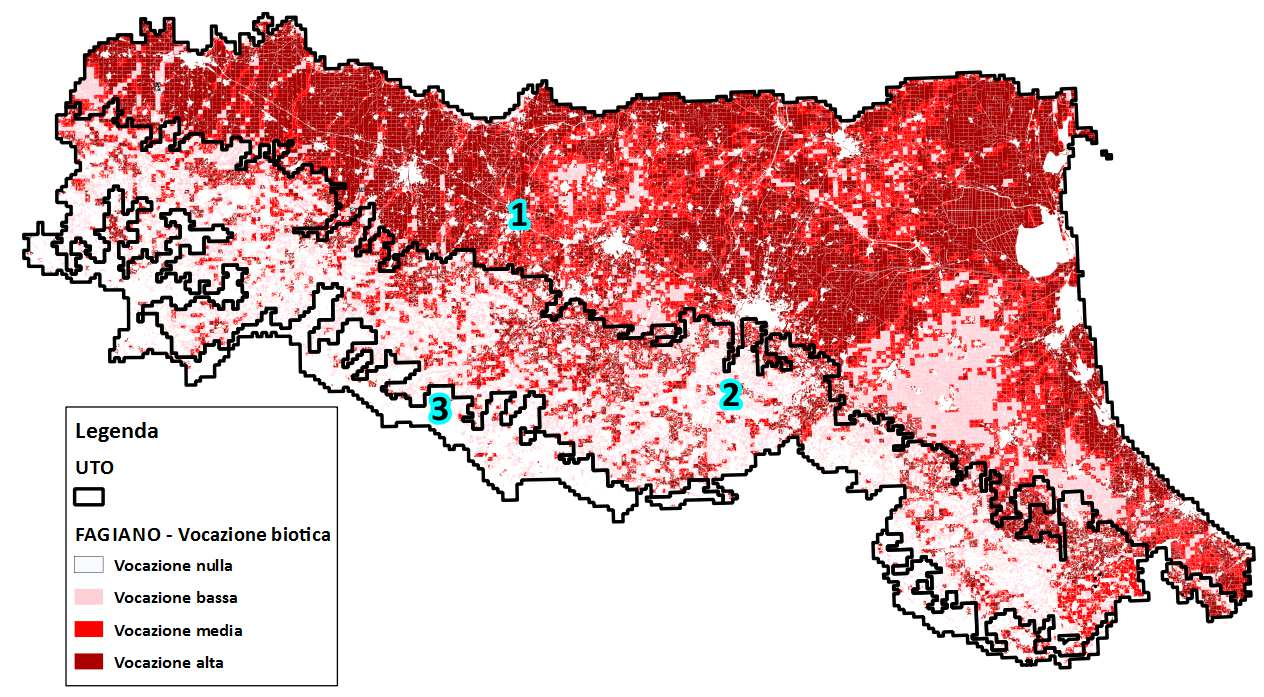 le specie di fauna stanziale Carta del rischio