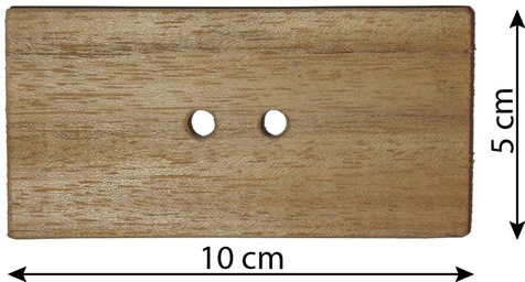 Piattaforma di carico La piattaforma di carico, da posizionare trasversalmente al centro del ponte, è costituita da un listello di legno di 5x10 cm, spesso 1 cm (Fig. 5).