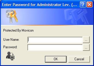Accesso al Sistema Operativo La gestione delle sicurezze in Movicon introduce inoltre un notevole miglioramento alla personalizzazione dell accesso alle funzioni del sistema operativo Windows.