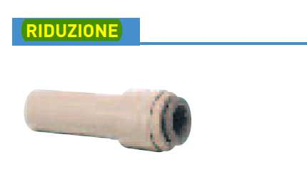 107 - RIDUZIONE CODOLO Ø3/8 TUBO Ø5/16 RIDUZIONE CODOLO Ø3/8 TUBO Ø5/16 RACCORDO