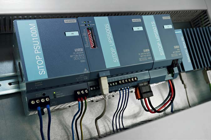 SITOP-Module zur 24V-Pufferung Modulo buffer UPS500 UPS1600 DC-USV Accumulatore di energia Tamponamento di 24 V max.