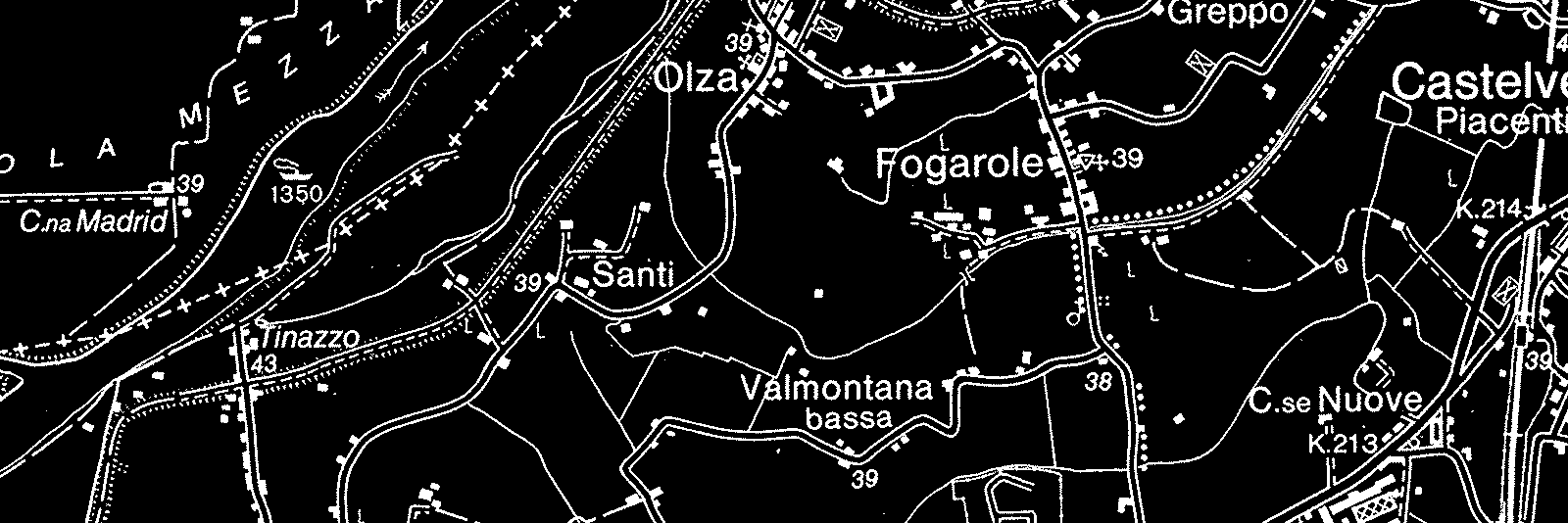 Regione Emilia-Romagna Rete Regionale di Controllo della Subsidenza - Archivio Capisaldi di Livellazione Caposaldo 002470 Dist.