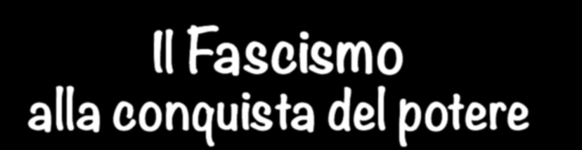 Il Fascismo alla