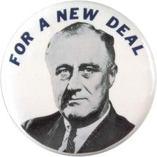 Roosevelt e il NEW DEAL Dopo tre anni di gravissima crisi che si estese anche nel resto del mondo, negli USA si segnò una svolta in seguito all elezione, nel 1932, del presidente democratico