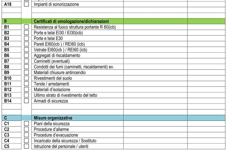 omologazione / attestazioni di