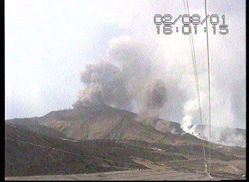 2. La Rete di Telerilevamento video dell Etna dopo Luglio 2001 Nel Luglio-Agosto 2001 la stazione video che riprendeva i crateri sommitali del vulcano, posta in località La Montagnola, è stata