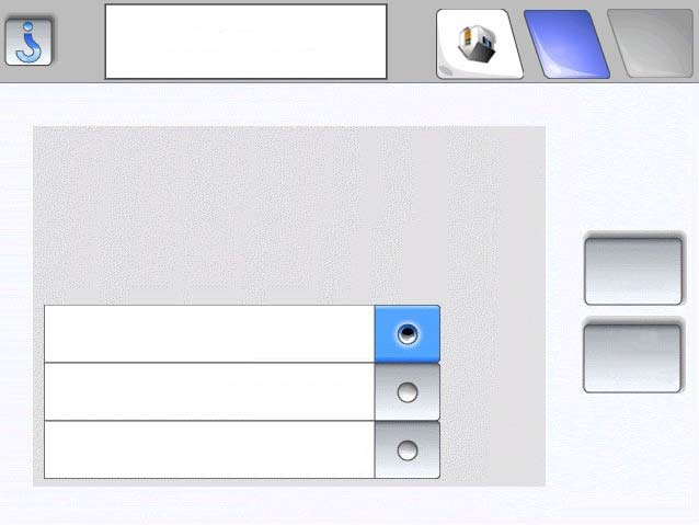 Toccare il pulsante di scelta accanto all'elenco desiderato per selezionarlo (il pulsante assume il colore blu). L'opzione Elimina voce è stata attivata.