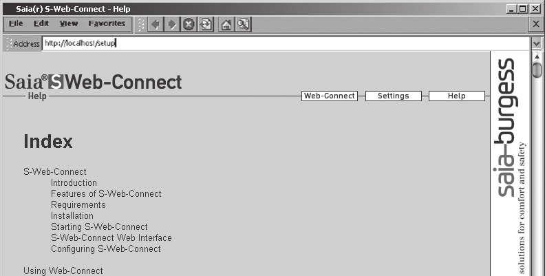 È possibile configurare Web Connect tramite il browser standard integrato, Microsoft Internet Explorer. Avviare Internet Explorer selezionando l icona corrispondente sul Desktop.