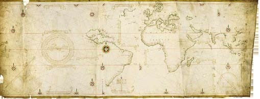 Planisfero Castiglioni Il documento cartografico del