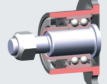 Velocità elevate e profondità di lavoro fino a 12 cm comportano elevate sollecitazioni per i cuscinetti. PÖTTINGER perciò utilizza cuscinetti di qualità elevata per allungarne la vita.