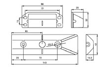 magnete vicino)100vcc/0,3a/3w 4 fili (2 contatto + 2 loop tamper) L 2 m Guaina protezione cavetto D 10mm in acciaio/pvc Adatto per infissi in ogni materiale IP40-25/+70 C IMQ 1  DMM1201010 DMM12T 1