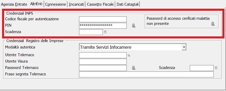 MODALITA DI ATTIVAZIONE DELLA GESTIONE CERTIFICATI DI MALATTIA 1 INSERIMENTO LICENZA Richiedere ed inserire la nuova licenza n.