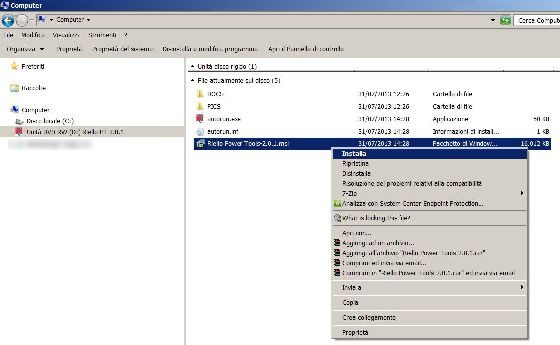 sul file Riello Power Tools-2.0.1.
