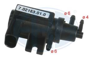 POLO, SHARAN, TRANSPORTER, VENTO Number of ports : 2, Type : EL\PN 555157 - PRESSURE CONVERTER, EXHAUST CONTROL FIAT 46524556 7.02256.03.