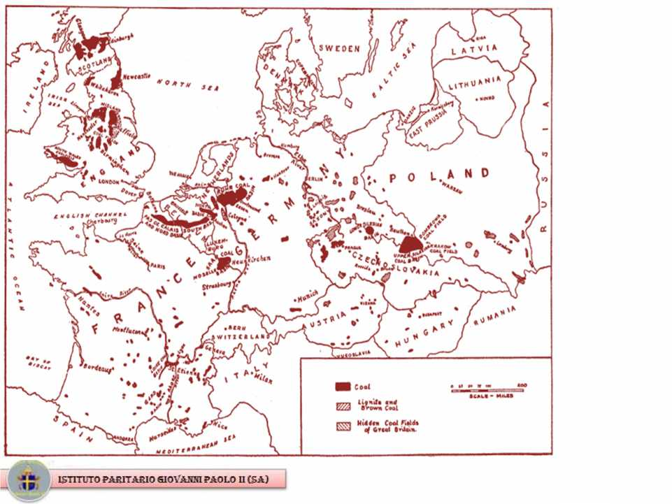 I giacimenti di carbone più importanti sono concentrati in pochi paesi: Cina, Stati Uniti ed ex Unione Sovietica.