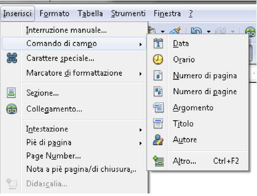 Appena fatto ok, su ogni pagina del vostro documento apparirà un rettangolo in basso alla vostra pagina,