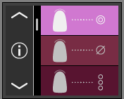 VITA Easyshade V Modi di funzionamento 6 Modi di funzionamento 6.1 Misurazione del colore base Con questa modalità si determina il colore base di un dente naturale.