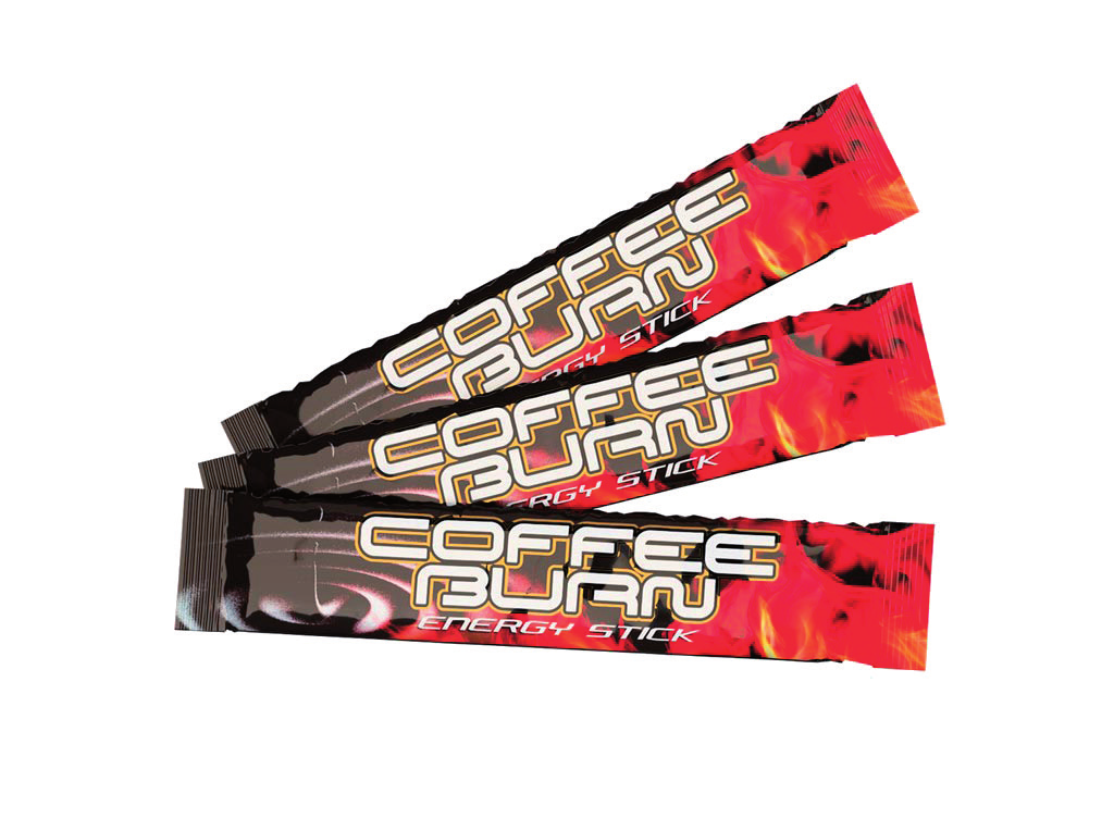 COFFEE BURN FORZA RESISTENZA Per non fermarsi mai ENERGY STICK L A C T O S E Coffee Burn è un pratico energy stick a base di caffè, guaranà, tè verde e citrus aurantium, studiato per offrire un