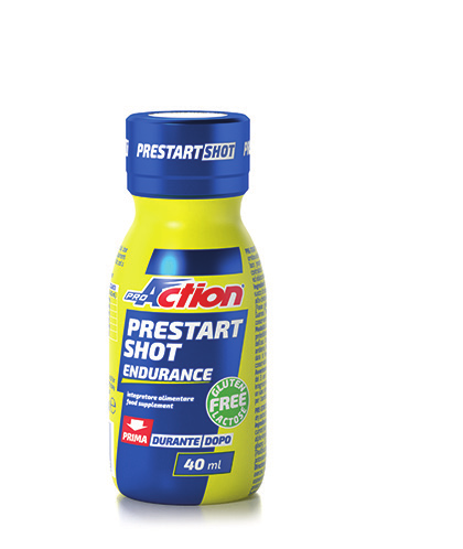 PRESTART SHOT Integratore in forma shot-liquid a base di arginina, ornitina, ginseng e guaranà che stimola