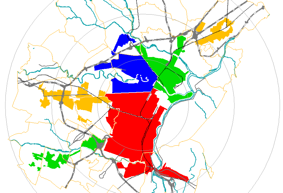 L area di pianificazione Torino Nord Area Nord-Est Area Nord-Ovest