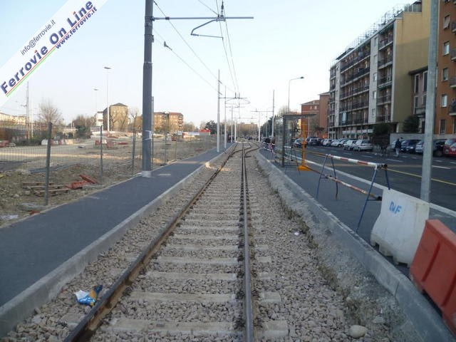 Il nuovo capolinea della tramvia interurbana Milano-Limbiate.