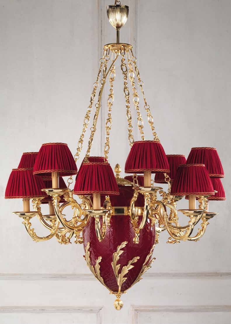 LAMPADARI / CHANDELIERS PAG. 12 MER 845 cm. Ø 110 x h.