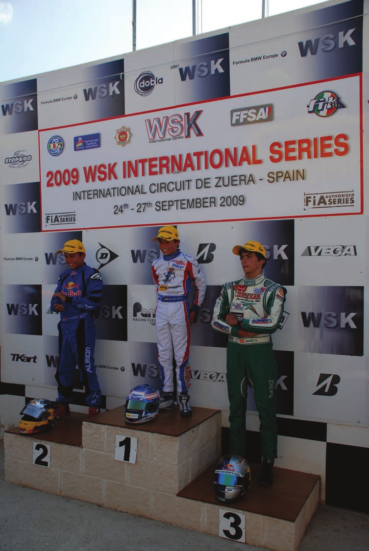 Così come di Valtteri Bottas, neo pilota ufficiale Mercedes, vincitore della prima edizione in assoluto di una serie WSK: l International Series 2006 in Formula A.