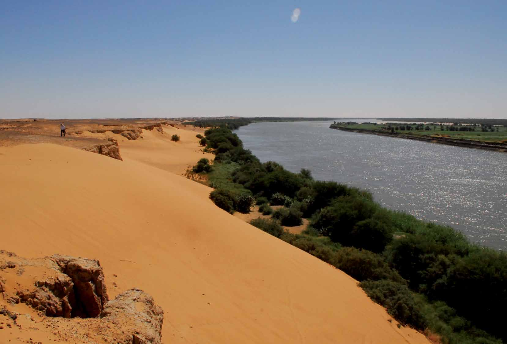 Aneddoto In Sudan quando si viaggia, dato che il Nilo lo attraversa e fa due anse, molto grandi, si segue in parte il corso del fiume ed in parte si attraversano queste anse; si lascia il fiume dopo