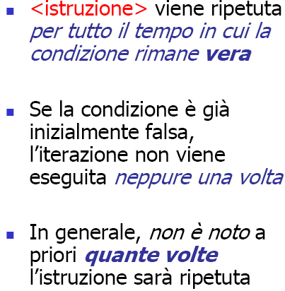 Struttura di iterazione