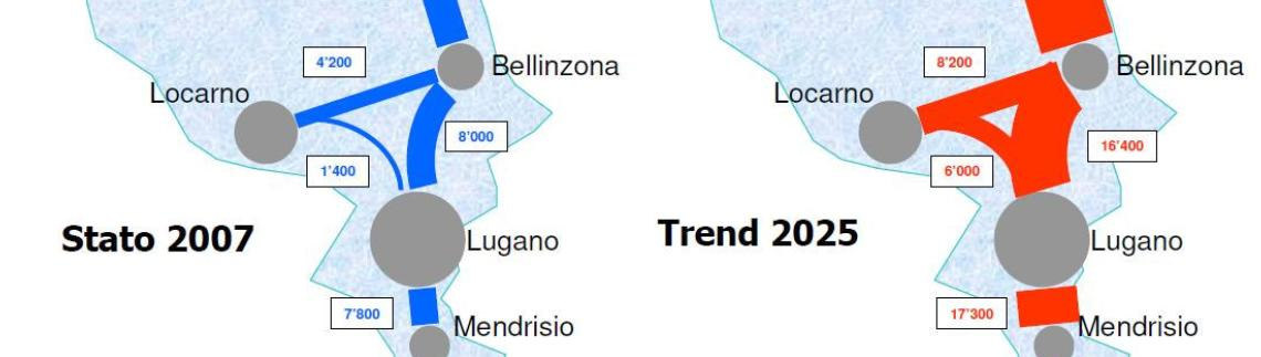 MOZIONE Aumento capacità della linea FFS Locarno-Cadenazzo entro l'apertura della Galleria di base del Monte Ceneri prefinanziata dal Cantone del 26 settembre 2011 L'apertura prevista per il mese di