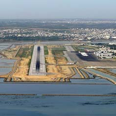 INGEGNERIA DEI TRASPORTI Parcheggi ed Autoporti REALIZZAZIONE DEL PROLUNGAMENTO DELLA PISTA DI VOLO 15/33 TESTATA 33 DELL AEROPORTO DELLO STRETTO DI REGGIO CALABRIA SOGAS S.p.A. Soc.